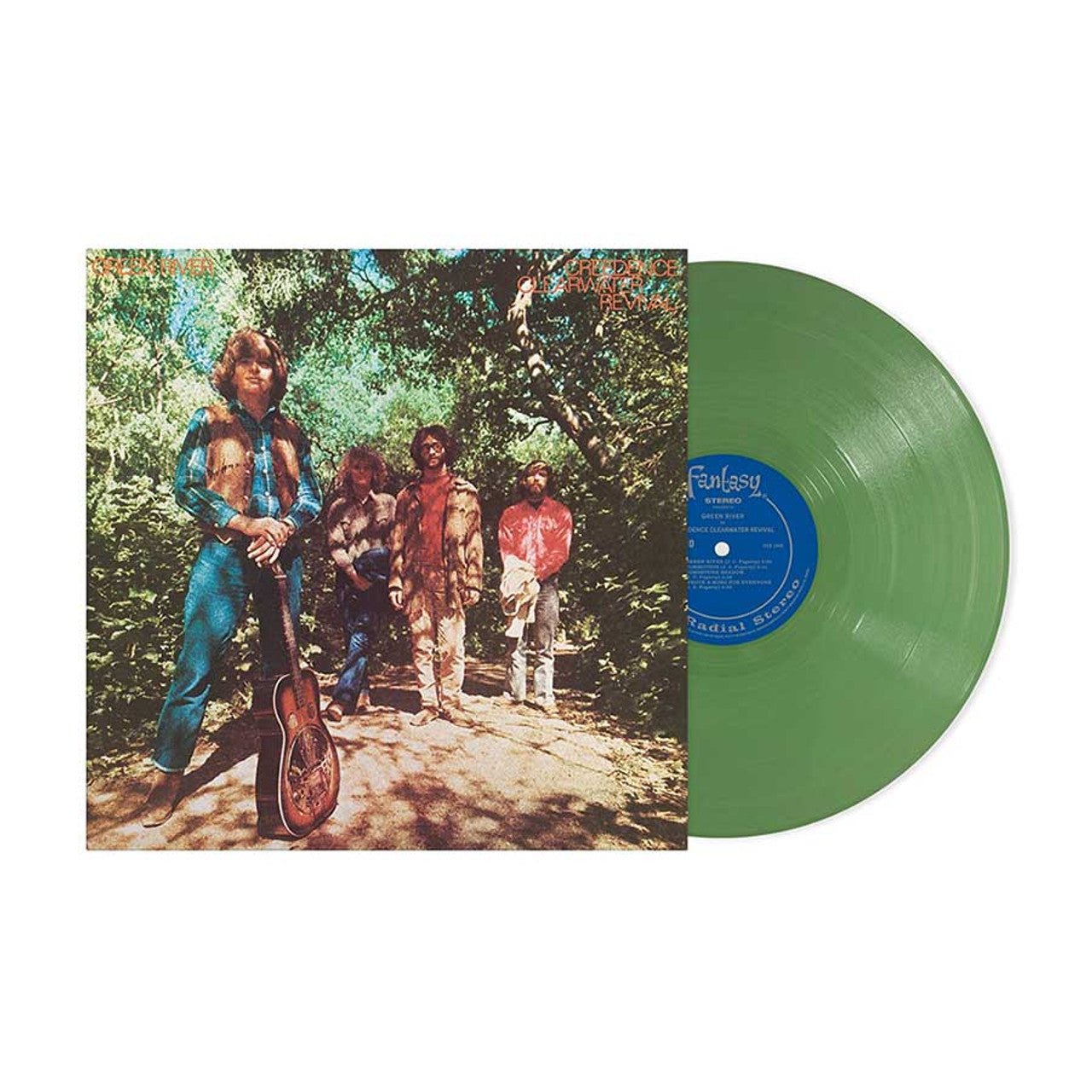 CCR ( CREEDENCE CLEARWATER REVIVAL ) - GREEN RIVER OLIVE GREEN Vinyl LP