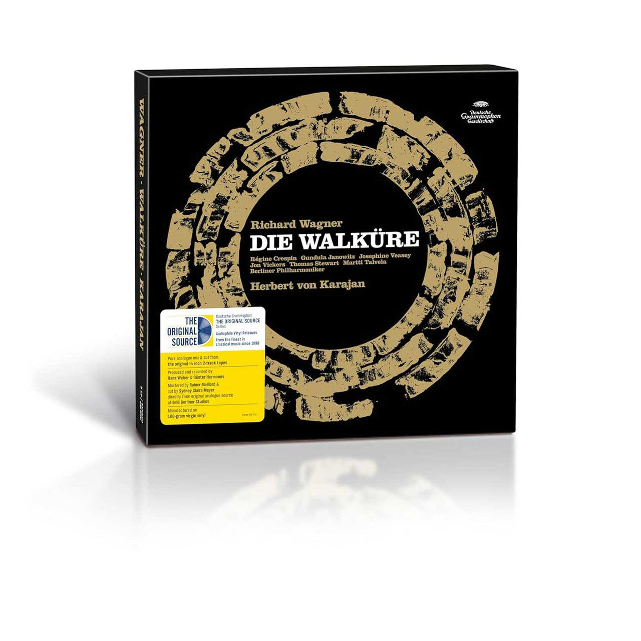 KARAJAN,HERBERT VON / BERLINER PHILHARMONIKER - WAGNER: DIE WALKURE (THE ORIGINAL SOURCE SERIES) Vinyl LP