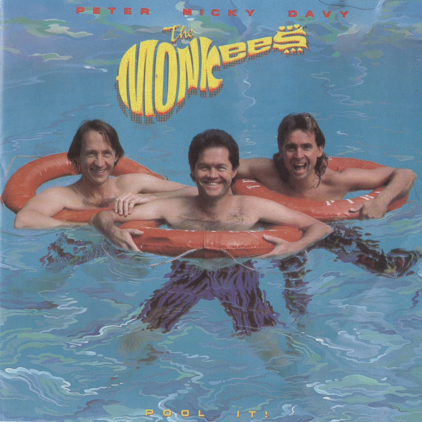 THE MONKEES - POOL IT ANNIVERSARY EDITION BLUE SWIRL Vinyl LP