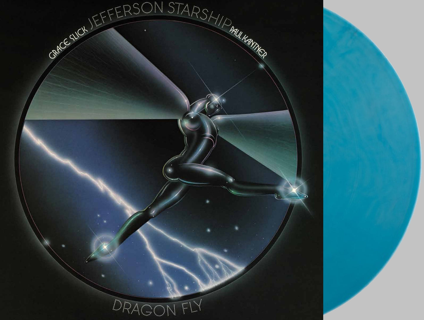 JEFFERSON STARSHIP - DRAGON FLY 50TH ANNIVERSARY Maui Blue Vinyl LP