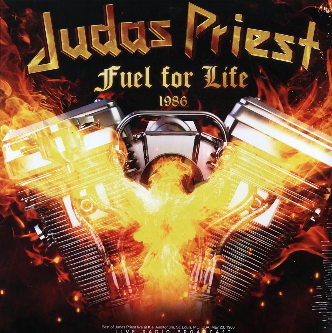 JUDAS PRIEST - FUEL FOR LIFE 1986  LIVE RADIO BROADCAST Vinyl LP
