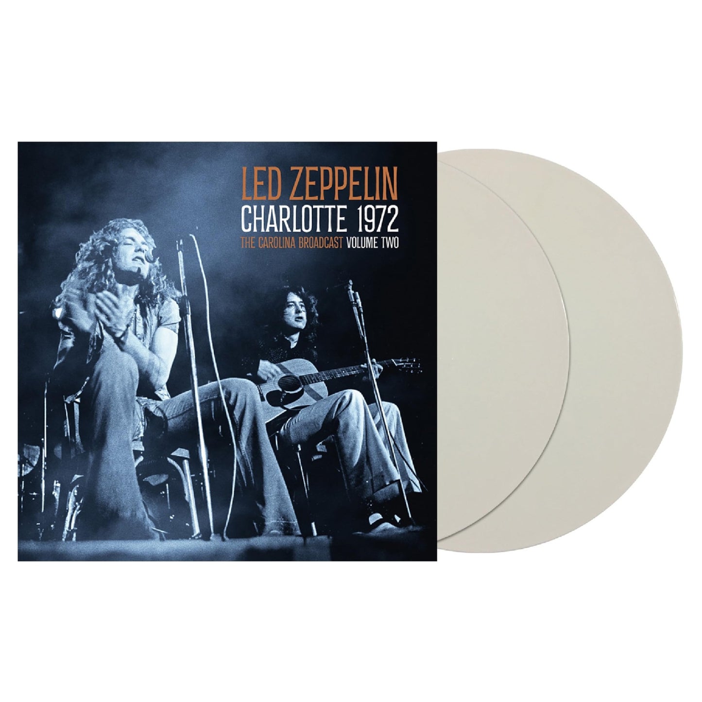 LED ZEPPELIN - CHARLOTTE 1972 THE CAROLINA BROADCAST VOLUME TWO WHITE Vinyl LP