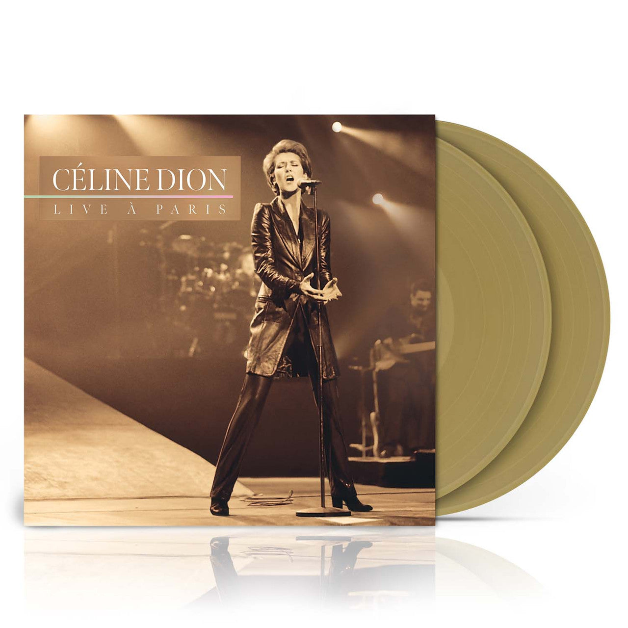 DION,CELINE - LIVE A PARIS Golden Tan Vinyl LP