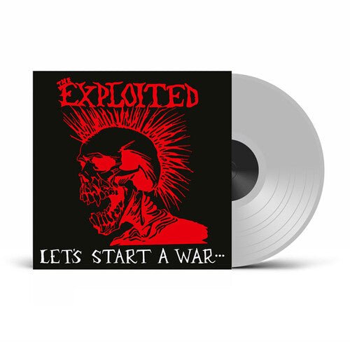 EXPLOITED - LET'S START A WAR SAID MAGGIE ONE DAY - CLEAR Vinyl LP