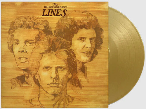 WALKER BROTHERS - LINES Gold Vinyl LP