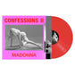 MADONNA - CONFESSIONS II Translucent Red Vinyl LP