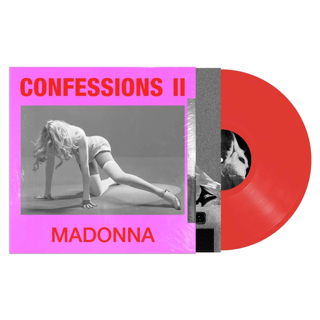 MADONNA - CONFESSIONS II Translucent Red Vinyl LP