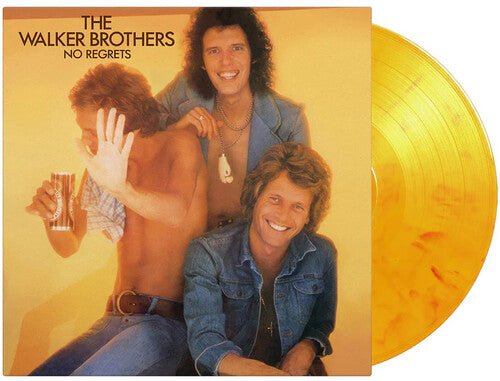 WALKER BROTHERS - NO REGRETS Yellow, Red & Orange Marble Vinyl LP