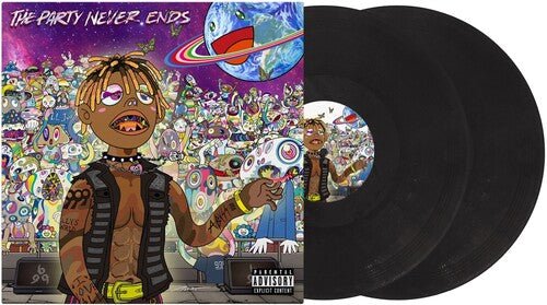 JUICE WRLD - PARTY NEVER ENDS Coal Colored Vinyl LP