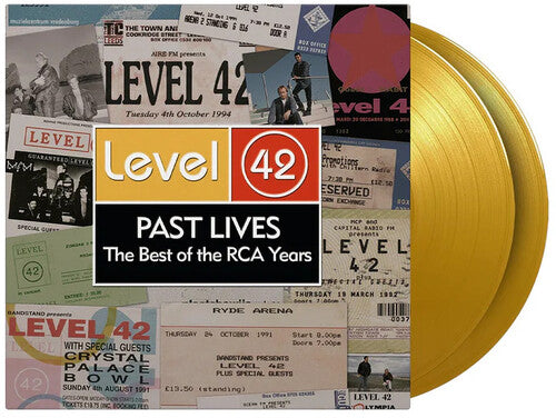 LEVEL 42 - PAST LIVES: BEST OF THE RCA YEARS Yellow Vinyl LP