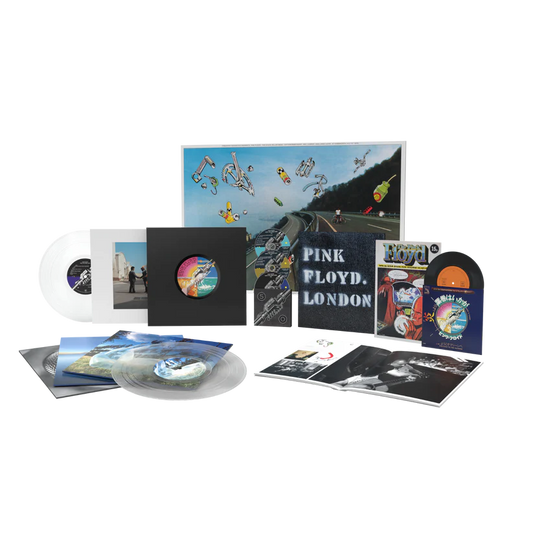 Pink Floyd - Wish You Were Here 50th Anniversary Deluxe 4LP, 2CD, Blu-Ray & 7" Crystal Clear Vinyl  Box Set