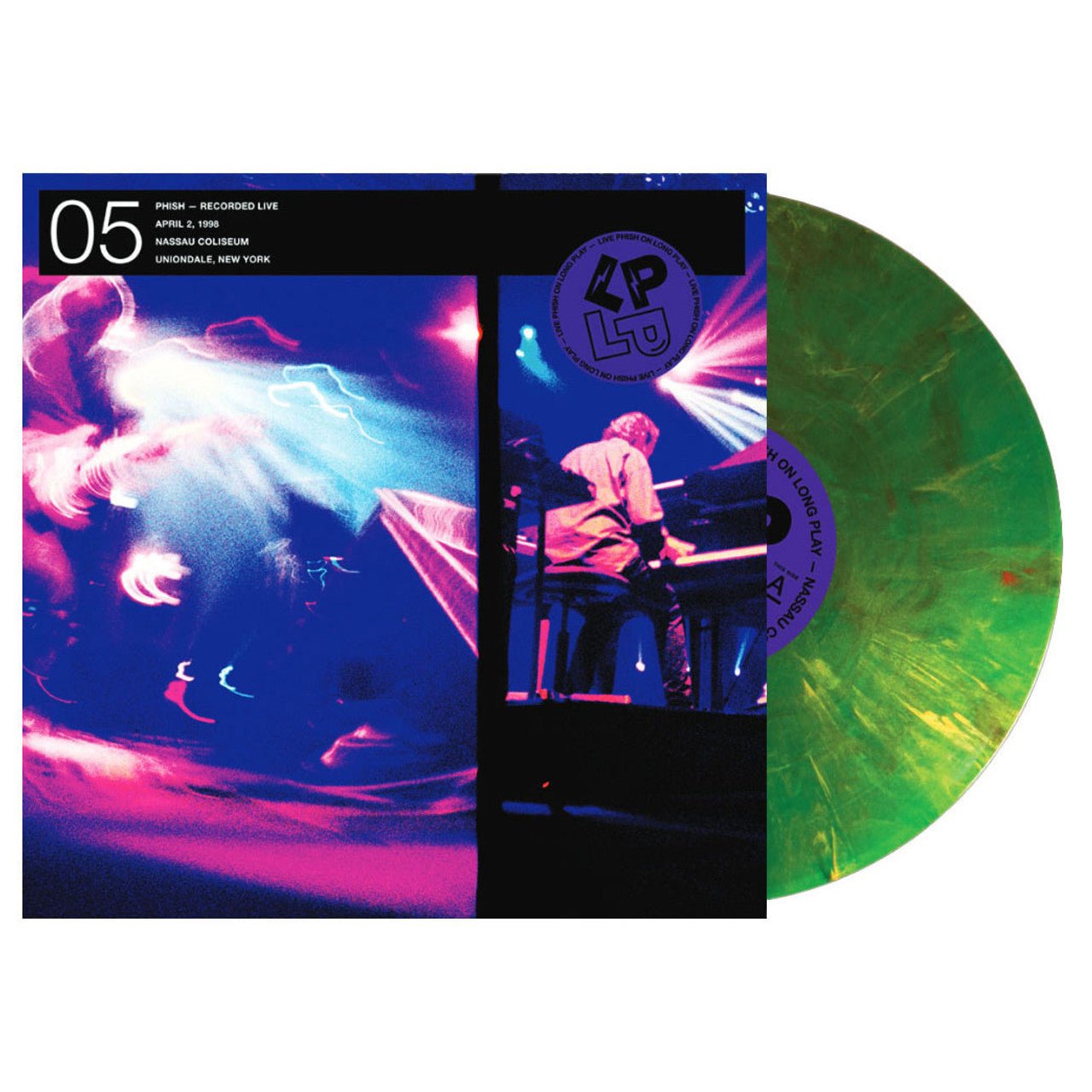 PHISH - LP ON LP 05 (TWIST / STASH UNIONDALE, NY 4/2/98) Colored Vinyl LP