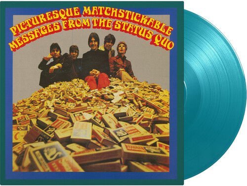 STATUS QUO - PICTURESQUE MATCHSTICKABLE MESSAGES FROM Turquoise Vinyl LP