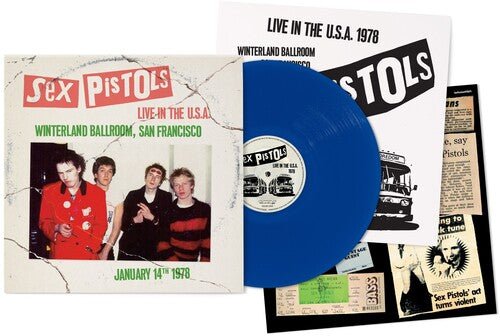 SEX PISTOLS - LIVE U.S.A 1978: WINTERLAND BALLROOM SAN FRANCISCO Blue Vinyl LP