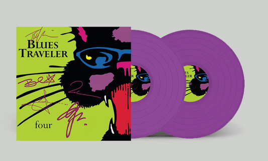 Blues Traveler - Four Autographed w/ Record Mat 30th Anniversary Purple Colored Vinyl LP