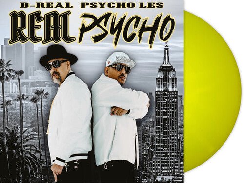 B-REAL & PSYCHO LES - REAL PSYCHO - LIMITED EDITION Yellow Vinyl LP