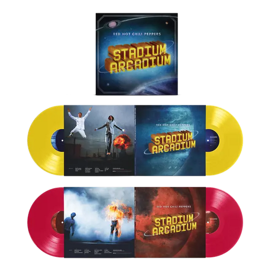 RED HOT CHILI PEPPERS - Stadium Arcadium 20th  Anniversary Canary Yellow & Apple Red Vinyl LP