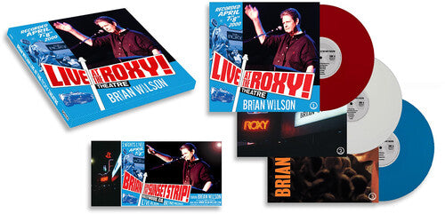WILSON,BRIAN - LIVE AT THE ROXY THEATRE Red, Blue & White Vinyl LP