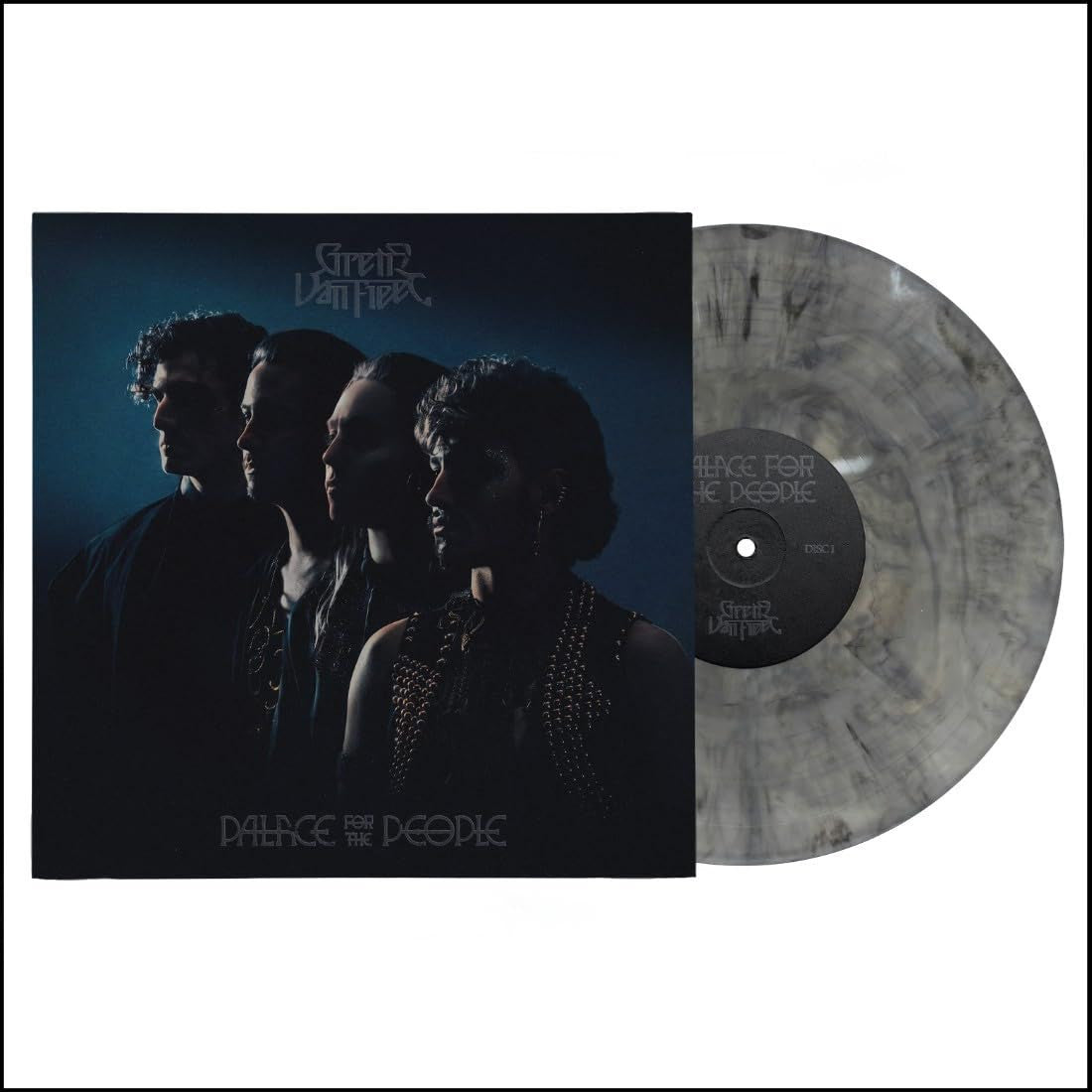 GRETA VAN FLEET - PALACE FOR THE PEOPLE Smokey Quartz Marble Vinyl LP