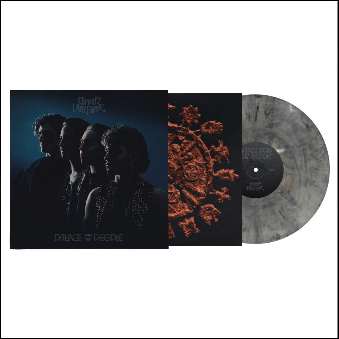 GRETA VAN FLEET - PALACE FOR THE PEOPLE Smokey Quartz Marble Vinyl LP