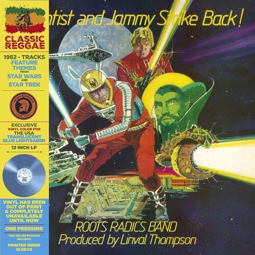 ROOTS RADICS BAND - SCIENTIST & JAMMY STRIKE BACK Blue Vinyl LP