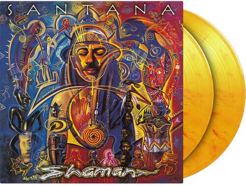 SANTANA - SHAMAN Yellow & Red Vinyl LP
