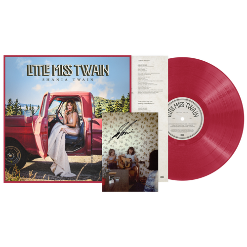 TWAIN,SHANIA - LITTLE MISS TWAIN [Indie Exclusive Rosie Red with Signed Insert] Vinyl LP