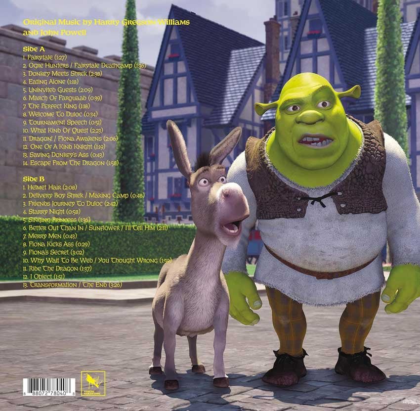 WILLIAMS,HARRY GREGSON / POWELL,JOHN - SHREK (ORIGINAL SCORE) / O.S.T. Vinyl LP