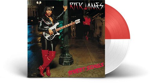 JAMES,RICK - STREET SONGS Red & White Split Colored Vinyl LP