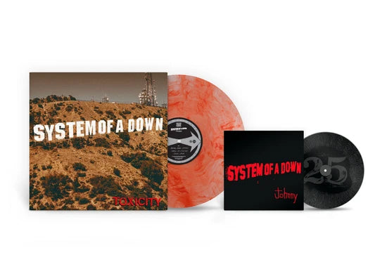 SYSTEM OF A DOWN - TOXICITY Scarlet Marble Vinyl LP