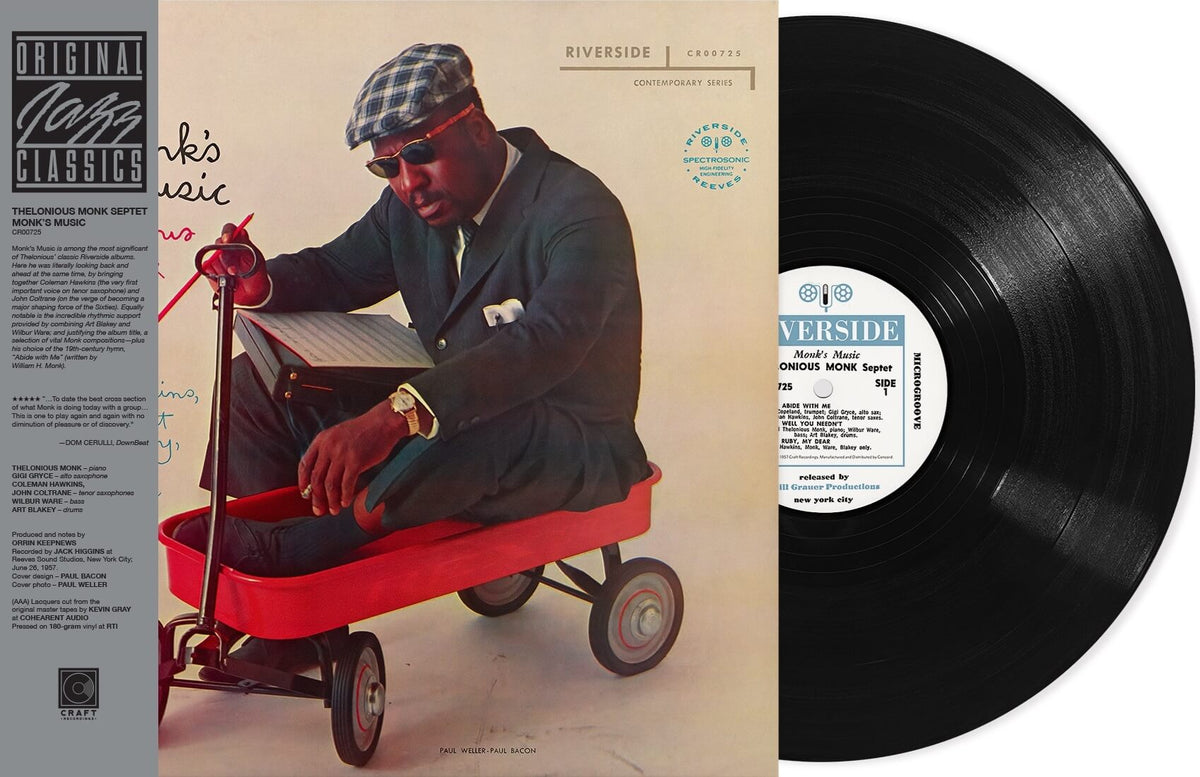 MONK,THELONIOUS SEPTET - MONK'S MUSIC (ORIGINAL JAZZ CLASSICS SERIES) Vinyl LP