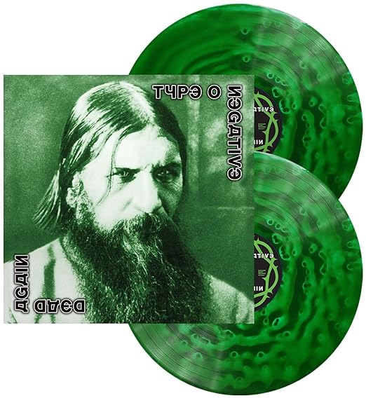 TYPE O NEGATIVE - DEAD AGAIN - GHOSTLY GREEN Vinyl LP