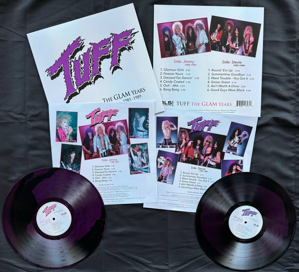 TUFF - THE GLAM YEARS 1985-1989 BLACK/PURPLE Vinyl LP