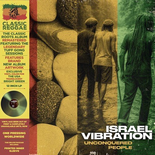 ISRAEL VIBRATION - UNCONQUERED PEOPLE - GREEN Vinyl LP