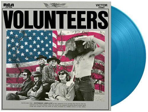 JEFFERSON AIRPLANE - VOLUNTEERS Blue Vinyl LP