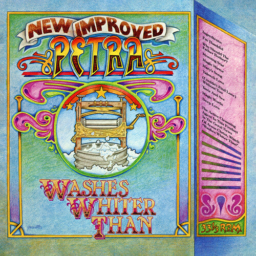 PETRA - WASHES WHITER THAN Clear Blue Splatter Vinyl LP