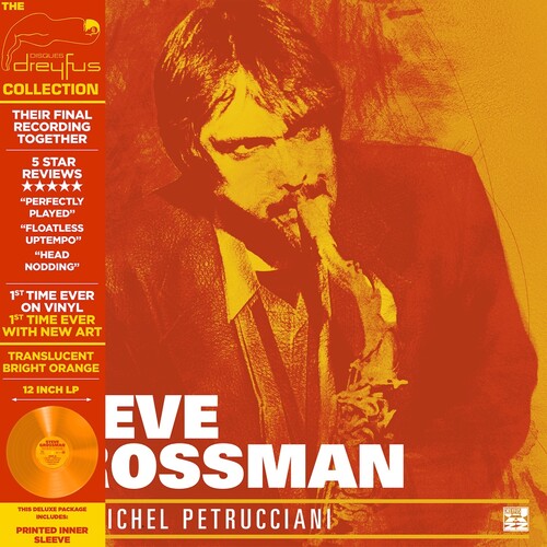 GROSSMAN,STEVE - WITH MICHEL PETRUCCIANI - ORANGE Vinyl LP