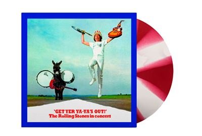 ROLLING STONES - GET YER YA-YA'S OUT Red & White Vinyl LP