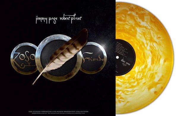 JIMMY PAGE & ROBERT PLANT - ZOSO FRIENDS LIVE IN SAN JOSE 1995 180GR CLOUDY Vinyl LP