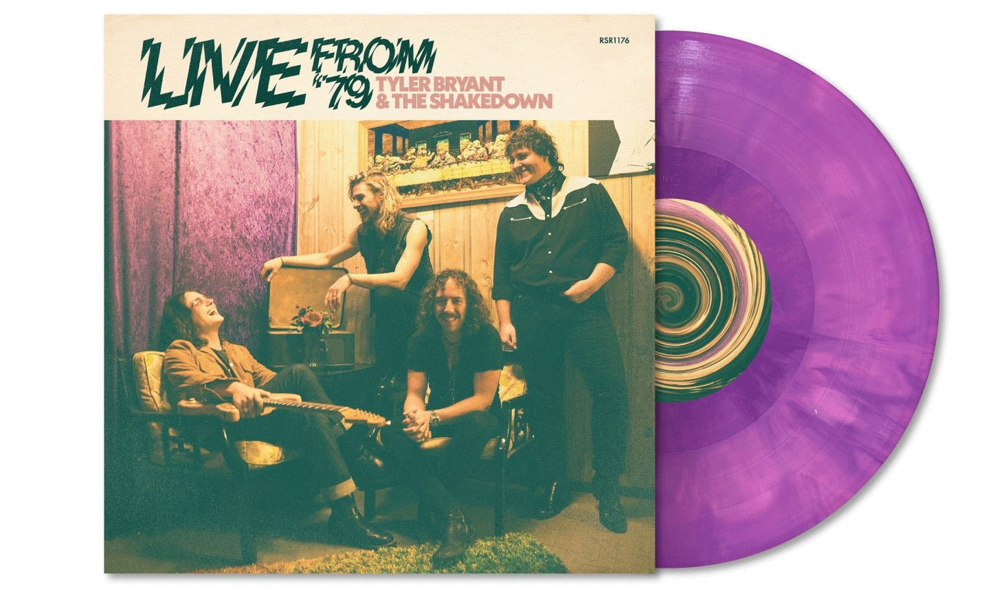 Tyler Bryant and The Shakedown - Live From '79 Autographed Purple Swirl Vinyl LP