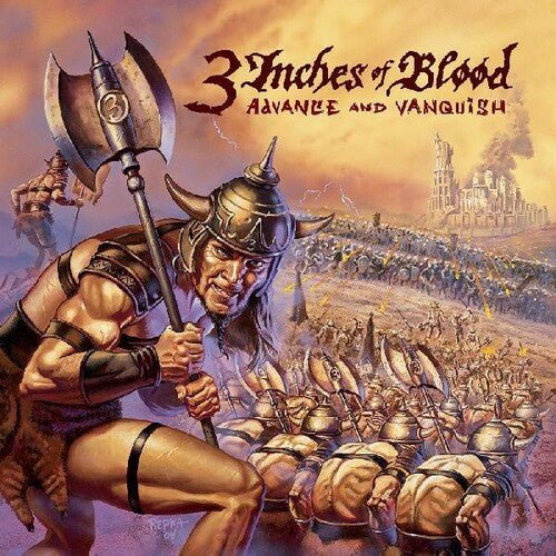 3 INCHES OF BLOOD - ADVANCE AND VANQUISH Red Vinyl LP