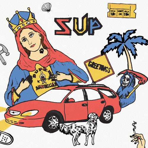 SUP - HALF RED / HALF BLUE