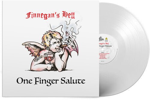 ONE FINGER SALUTE - WHITE