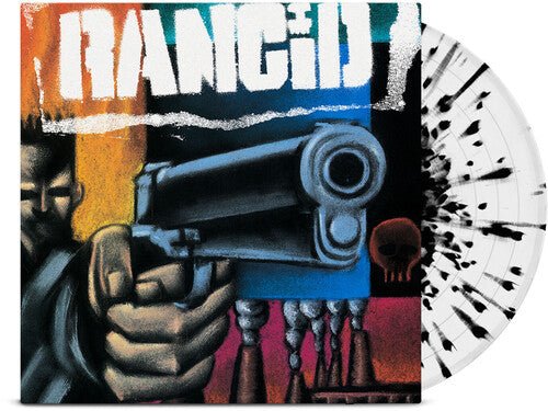 RANCID - 93 - ANNIV. ED. - WHITE W/BLACK SPLATTER