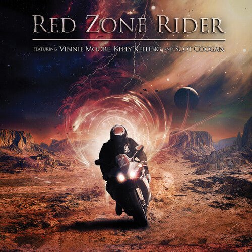 RED ZONE RIDER - GOLD/RED SPLATTER
