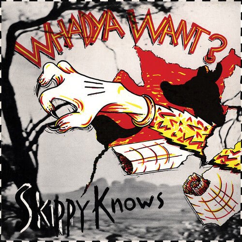 SKIPPY KNOWS - WHITE IN RED