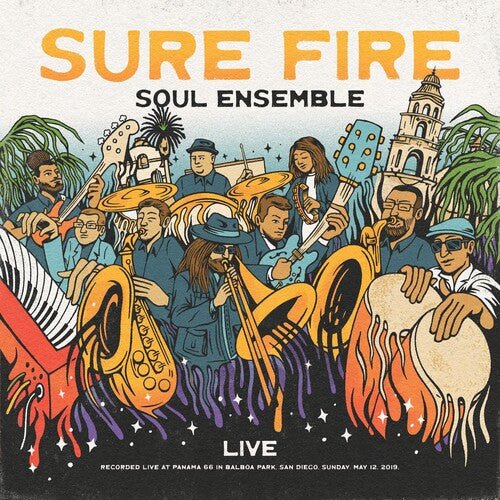 LIVE AT PANAMA 66 - CLEAR W/ORANGE SWIRL