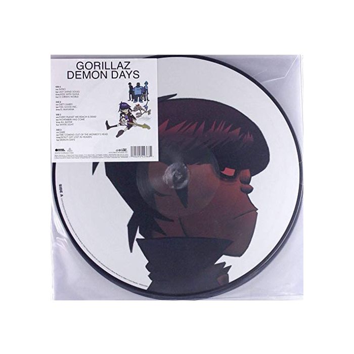 GORILLAZ - DEMON DAYS Picture Disc Vinyl LP