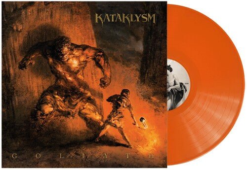 REFLECTIONS - ORANGE & BLACK W/ WHITE SPLATTER