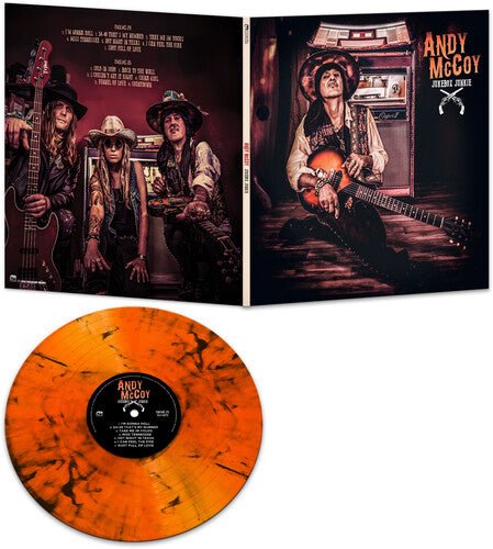 MCCOY,ANDY - JUKEBOX JUNKIE - ORANGE MARBLE Vinyl LP